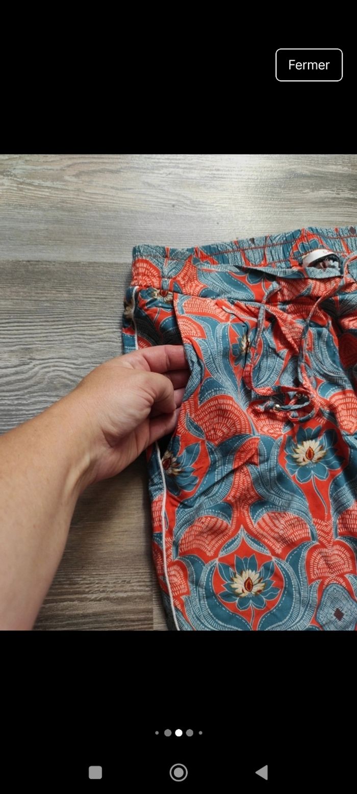 Pantalon fin imprimé Camaïeu - photo numéro 5