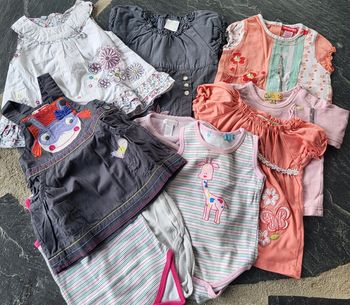 Lot fillette été 6 mois