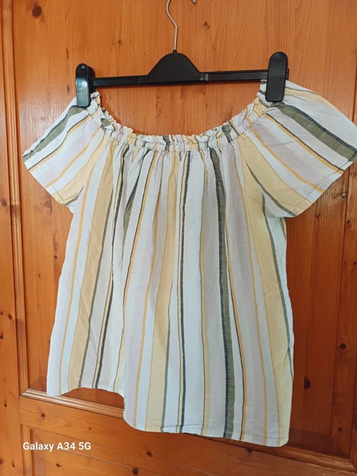 Top Kiabi, col bateau. Taille L /42.