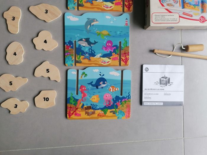 Pêche à la ligne en bois - photo numéro 2