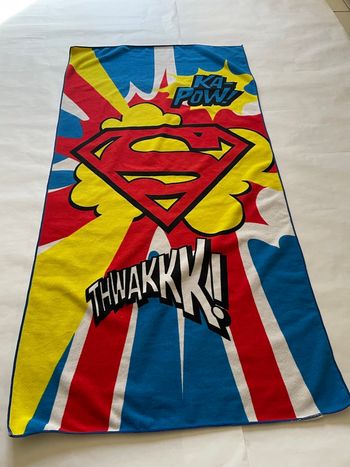 Serviette plage superman 