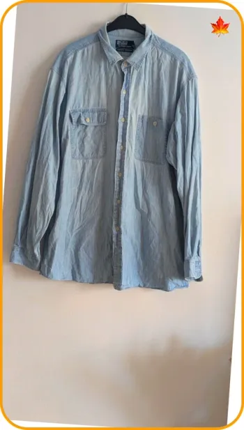 Chemise en jeans homme Ralph Lauren XL Vintage