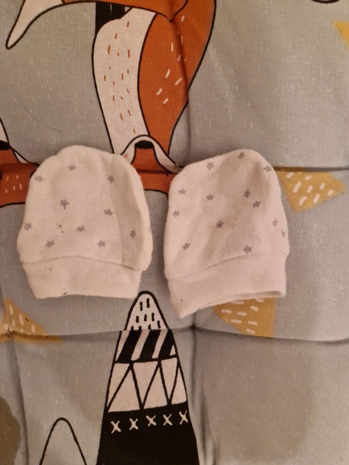 Moufle gants de naissance