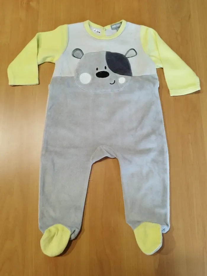 Pyjama velours 6 mois