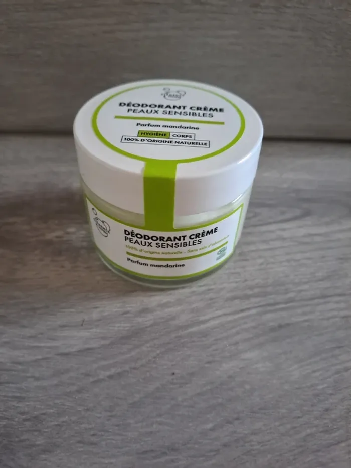 Déodorant Clémence & Vivien Peaux Sensibles - 100% Naturel - Mandarine - NEUF