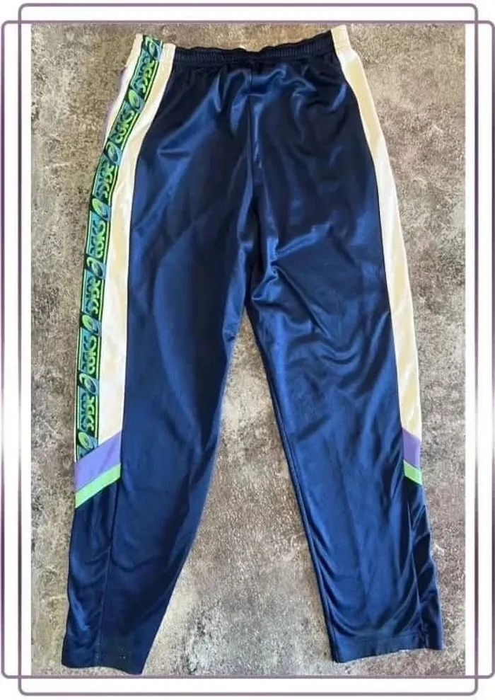 Pantalon jogging homme Asics taille L Vintage Y2K Men track pants Pantaloni uomo Jogginghosen Herren - photo numéro 3