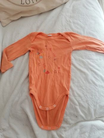 Body manches longues 12 mois