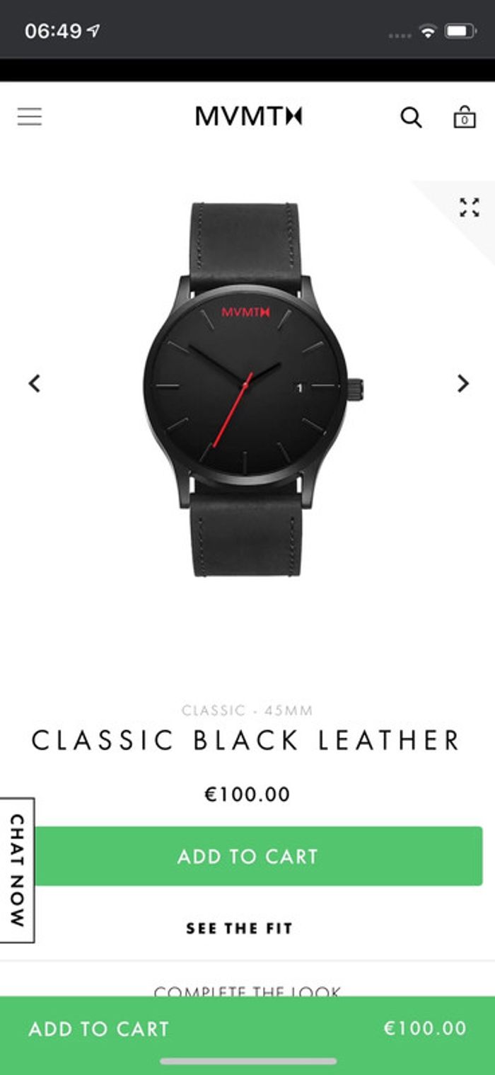Montre Classic Black Leather MVMT - photo numéro 15