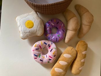 Dinette en peluche jouet d'imitation