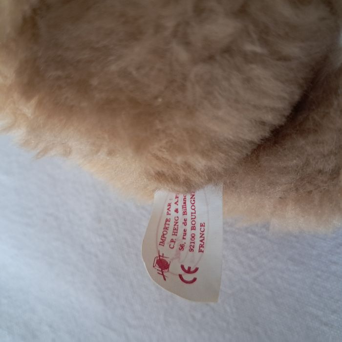 Doudou peluche écureuil Francoise Saget Hauteur 10 cm vintage 90's - photo numéro 7