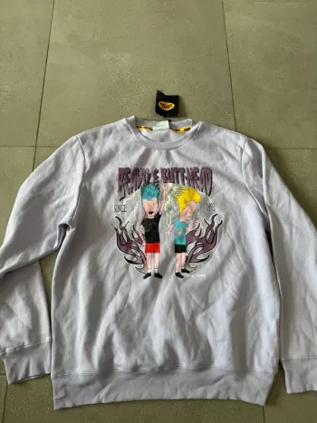 Pull lila Beavis and Butt-head Primark, taille 2xl, neuf