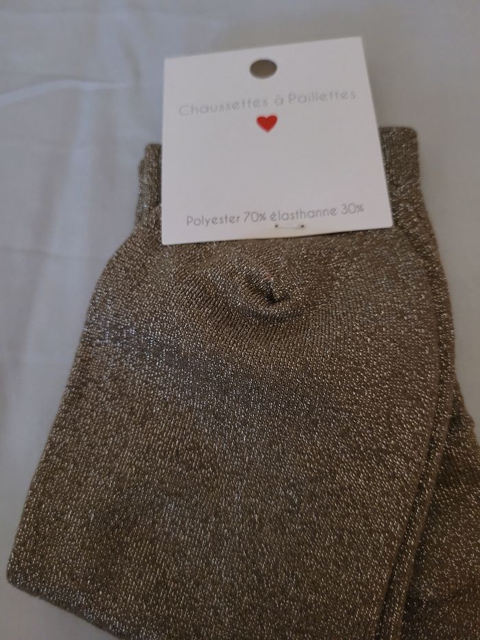 Chaussettes paillettes - photo numéro 2
