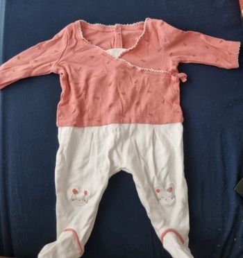 Grenouillère sergent major bébé 1 mois