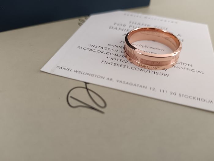 Bague daniel wellington - photo numéro 2