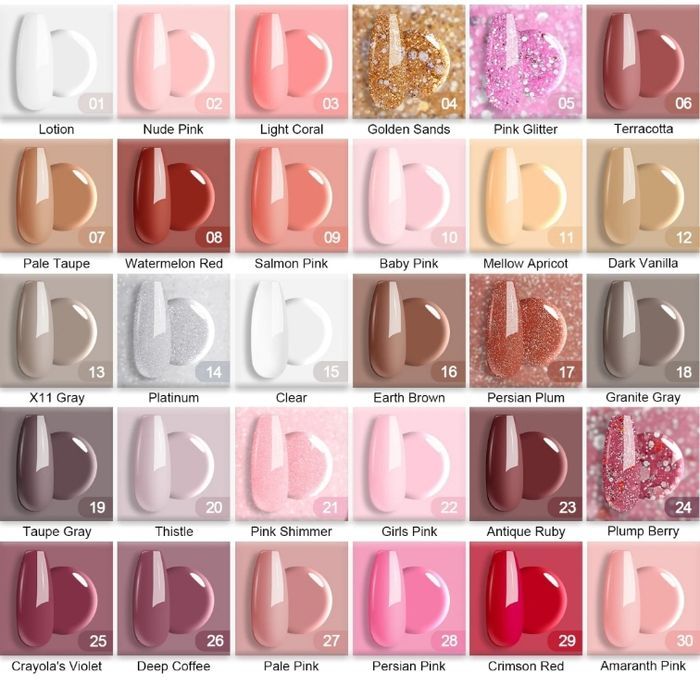 Kit dip powder 30 couleurs - photo numéro 2