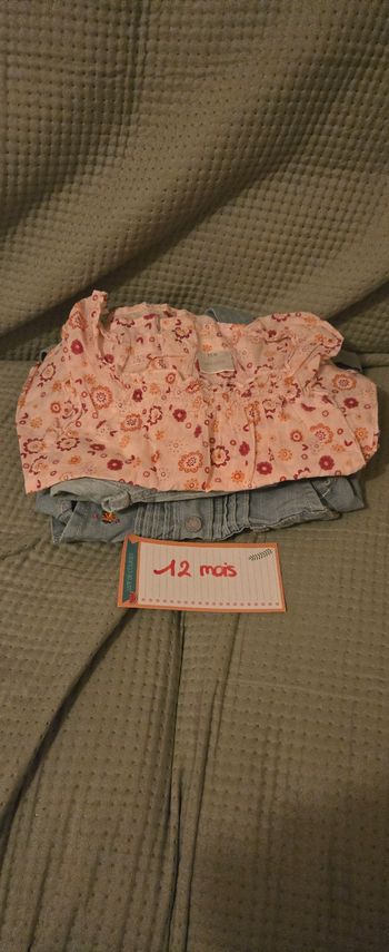 2 ensembles (2pcs) 12 mois fille