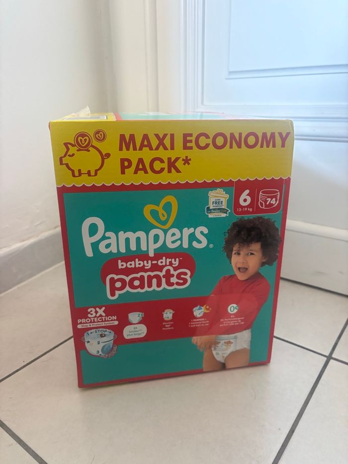 couches plants Pampers taille 6 - photo numéro 2