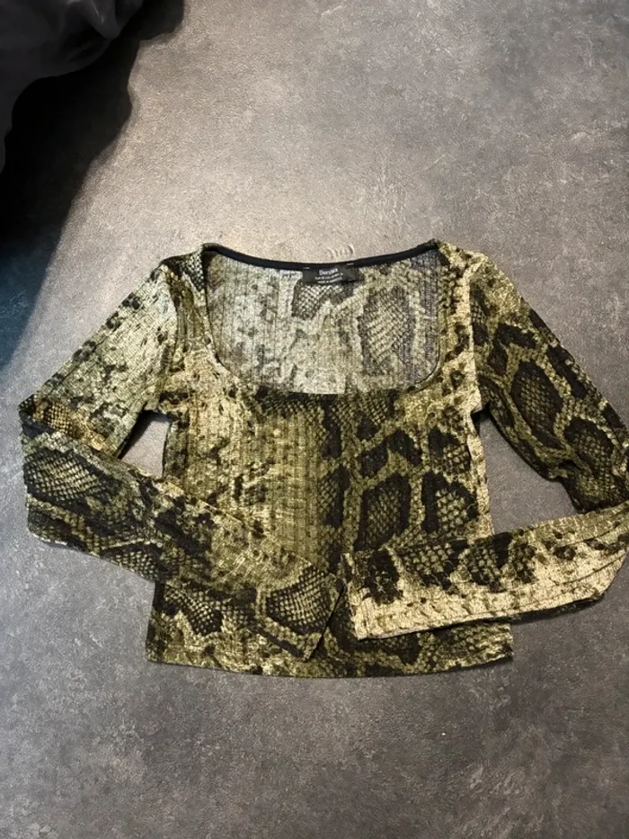 Crop top manche longue