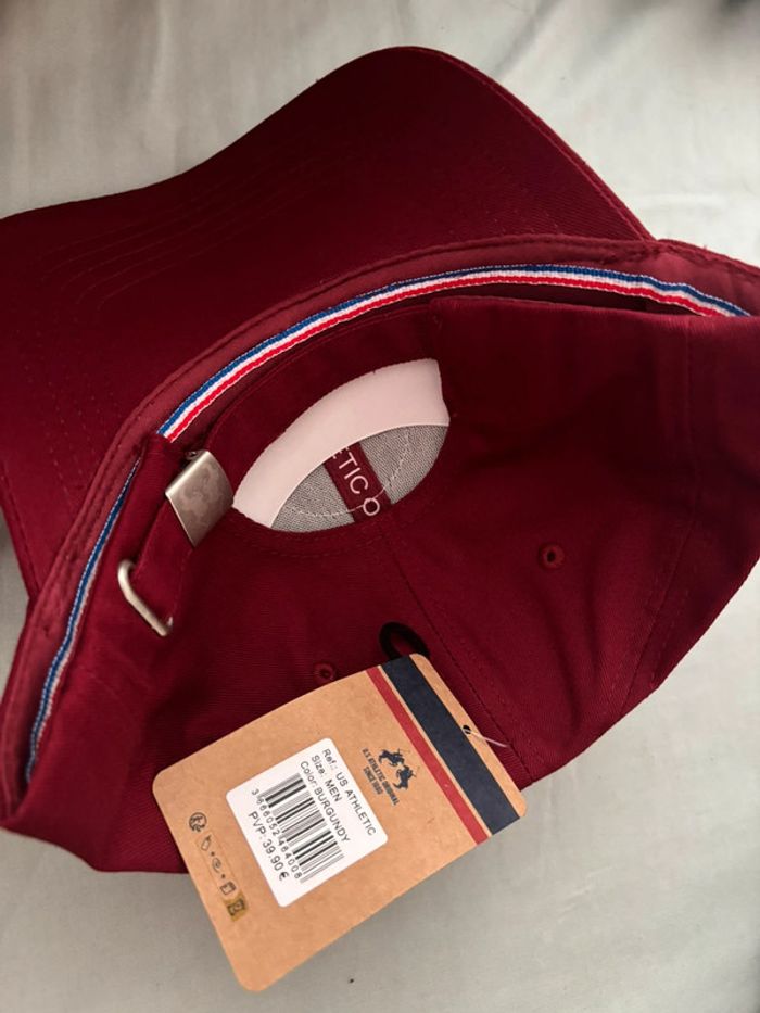 Casquette bordeaux US Athletic original - photo numéro 3