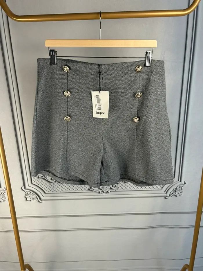 Short taille haute Gris Inspee 3XL neuf