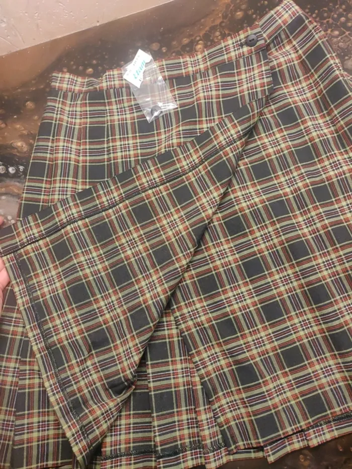 Jupe écossaise Etam vintage neuve avec étiquette - photo numéro 2