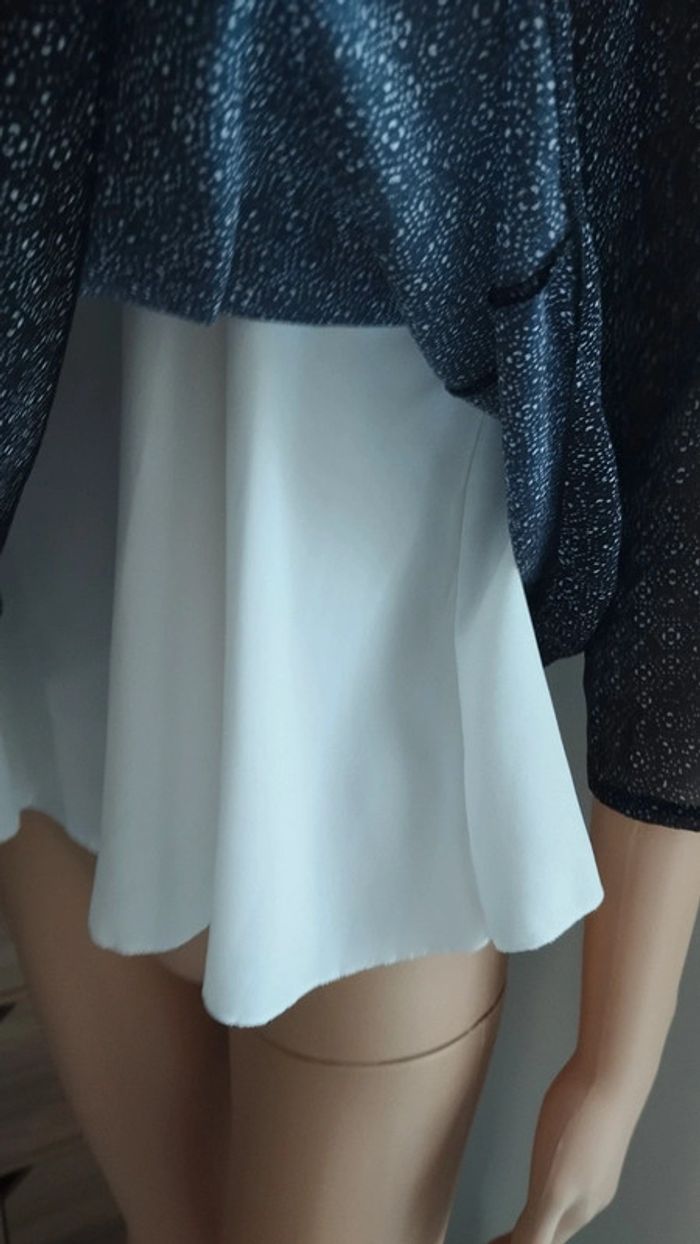 Blouse noire et blanche femme taille s - photo numéro 6