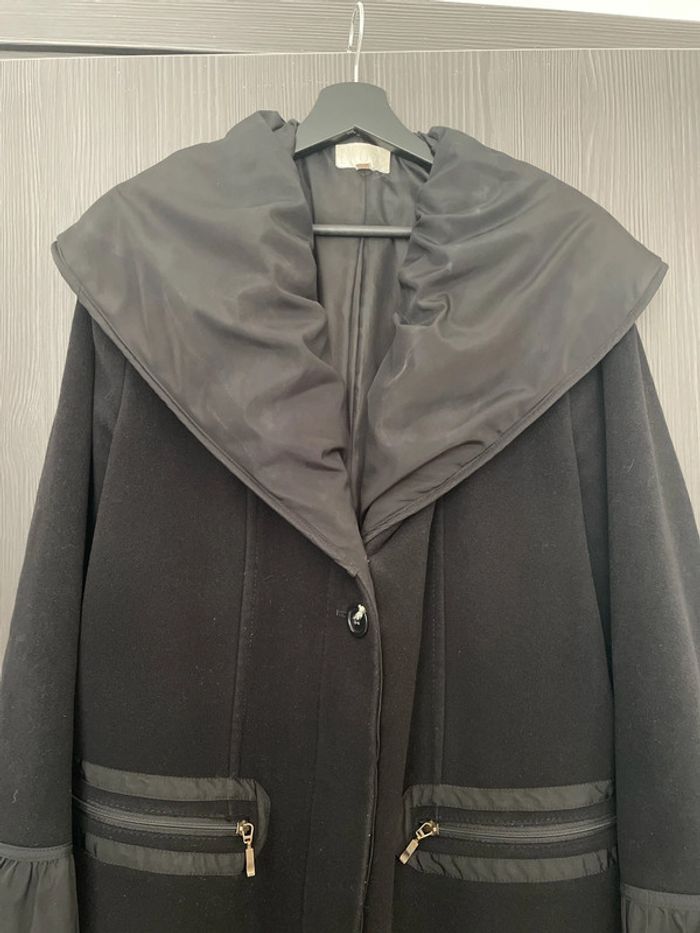 Manteau noir T.46 - photo numéro 2