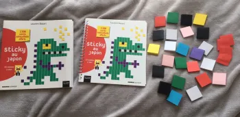 Livre pour construire des personnages avec des post-it