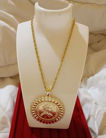 Collier Napoléon plaqué or