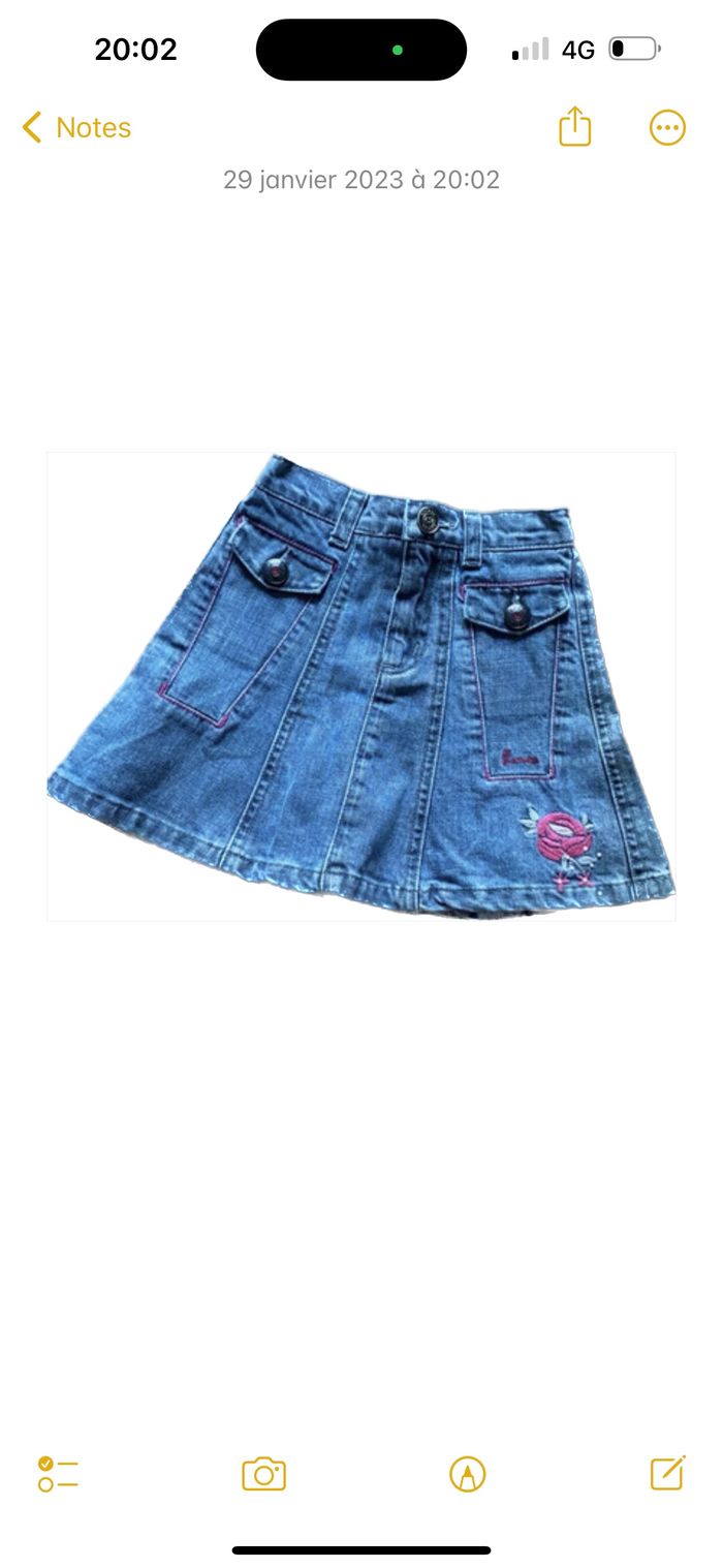 Jupe en jean