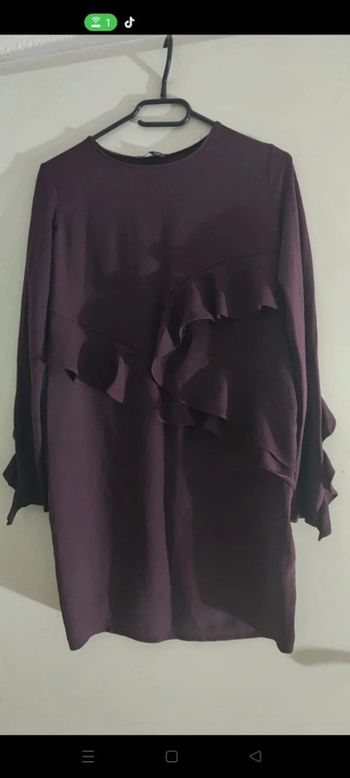 Robe Élégante Zara Prune