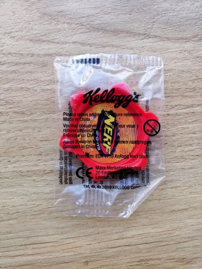 Toupie rouge Nerf neuve sous blister