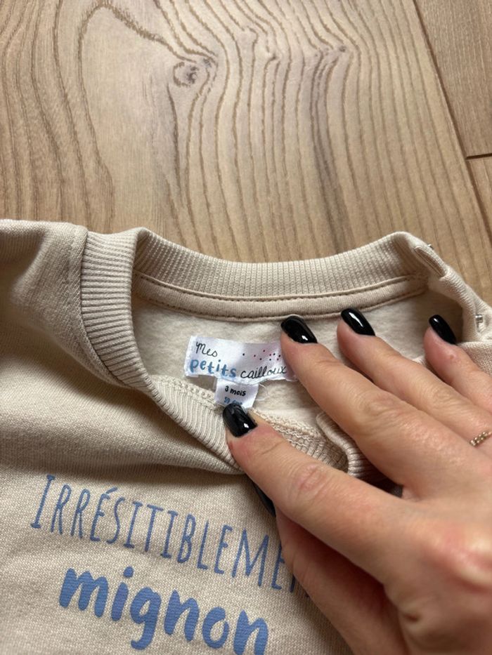 Pull manche longue 3 mois Irrésistiblement mignon - photo numéro 4