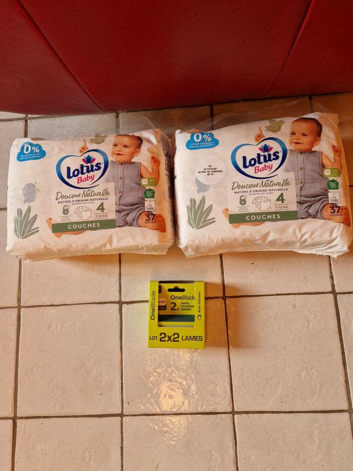 Couches Lotus baby taille 4