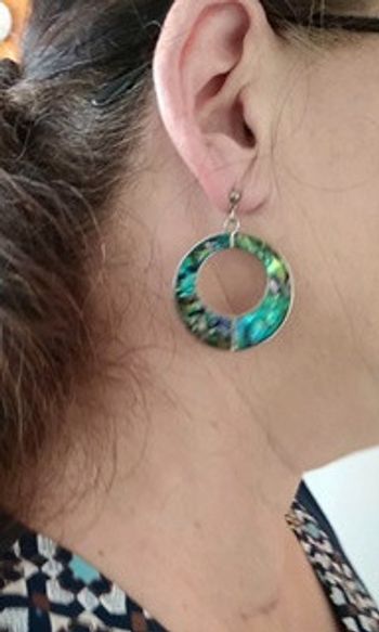 Boucles d'oreilles rondes