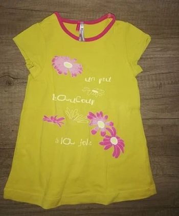 T shirt Orchestra 4 ans Jaune verdâtre #Fille4ans
