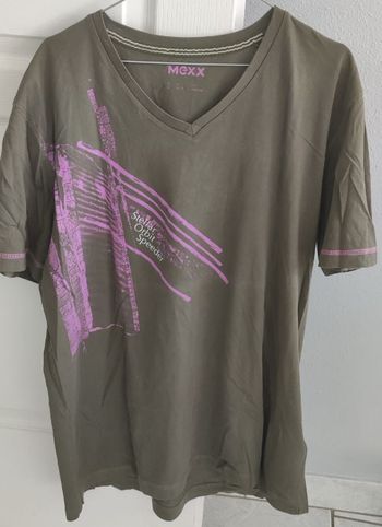 Teeshirt kaki/marron