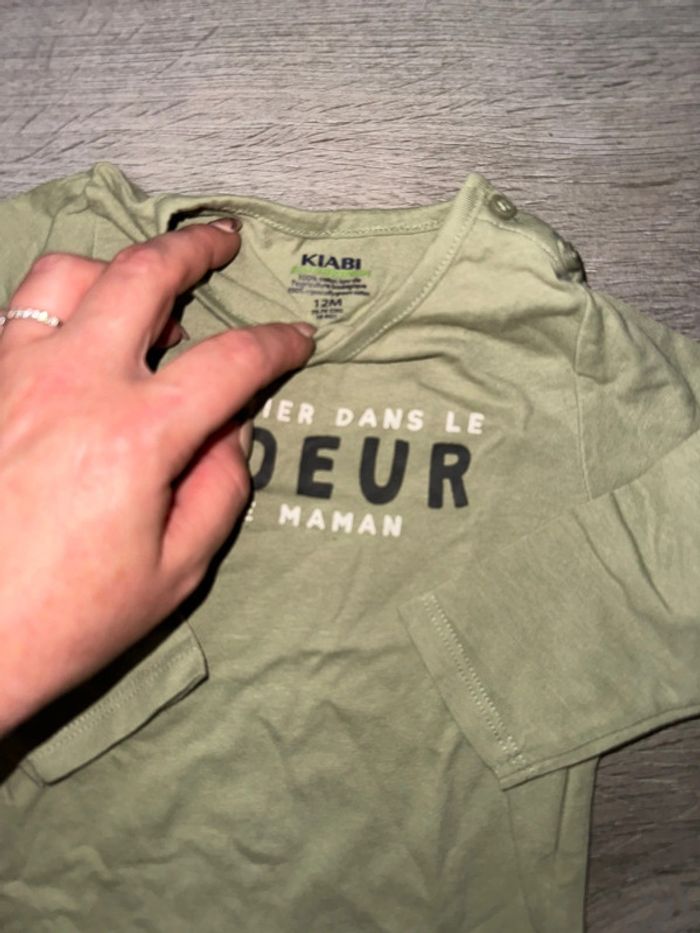 T shirt manches longues 12 mois - photo numéro 2