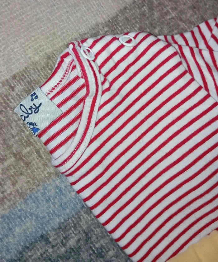 Lot de t-shirts manches courtes 6 mois - photo numéro 4