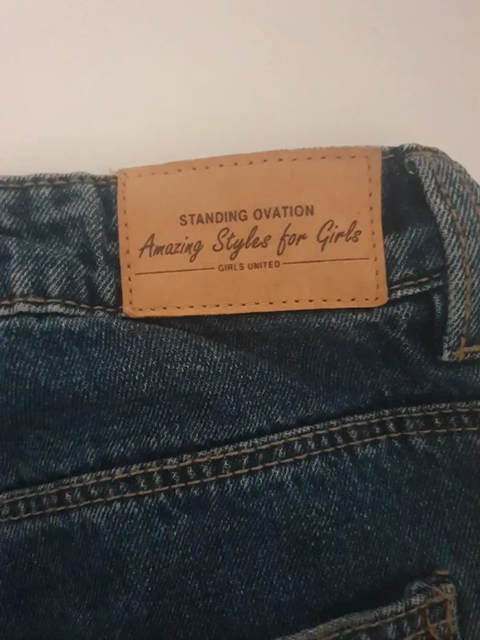 Jeans mom bleu foncé - photo numéro 4