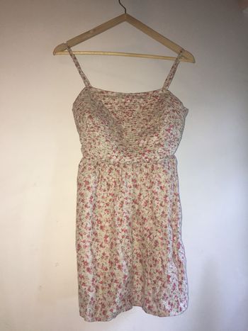 5 - robe fleurie doublée à bretelles réglables