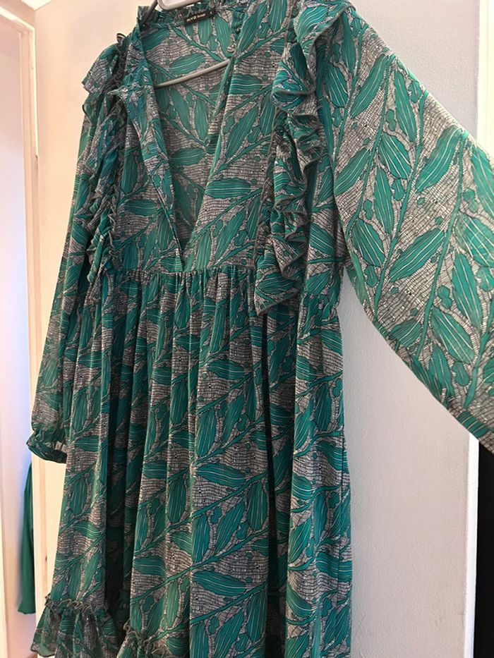 Robe ample taille L vert - photo numéro 5