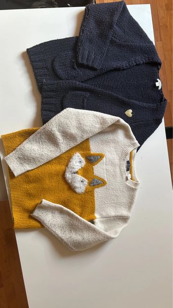 Lot de 2 pull enfant taille 8 ans