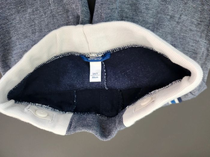 Lot de deux bermudas shorts  en molleton garçon okaidi 3 ans - photo numéro 5