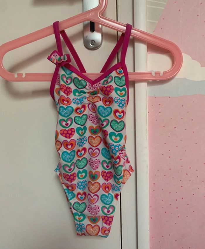 Lot Maillots de Bain Tribord Rose et Blanc 18 Mois - photo numéro 4