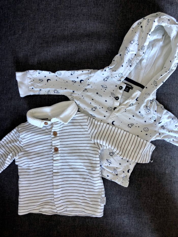 Lot teeshirt manche longue