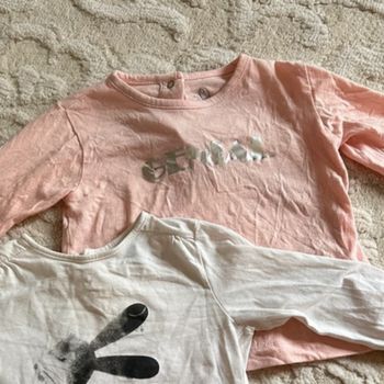 T-shirt manche longue rose