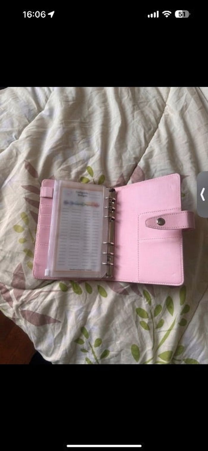 Classeur budget enveloppes épargnes