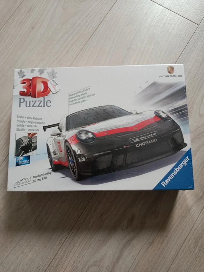 Ravensburger Puzzle 3D Porsche 911 GT3 Cup 108 Pièces