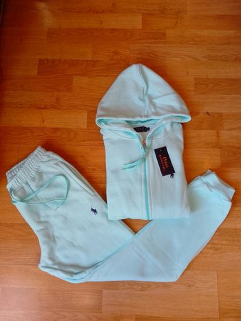 Ensemble jogging Ralph lauren vert menthe taille S